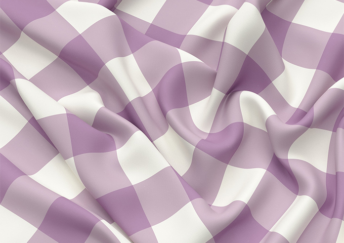 Gingham, Dusting - Made to Measure Curtains - Image 4